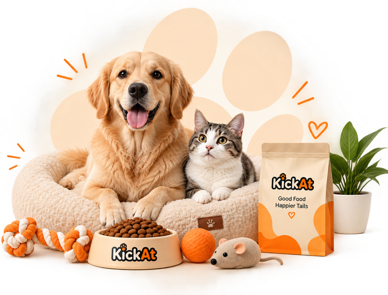Happier Pets, Brighter Days - Food & Treats, Toys & Playtime, Beds & Accessories, Health & Grooming